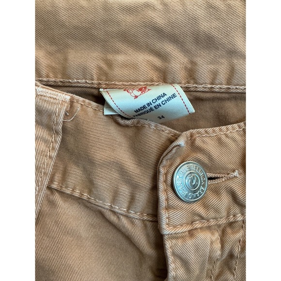 true religion ricky super qt brown denim jeans pants mens Sz 34 EUC - Picture 4 of 4